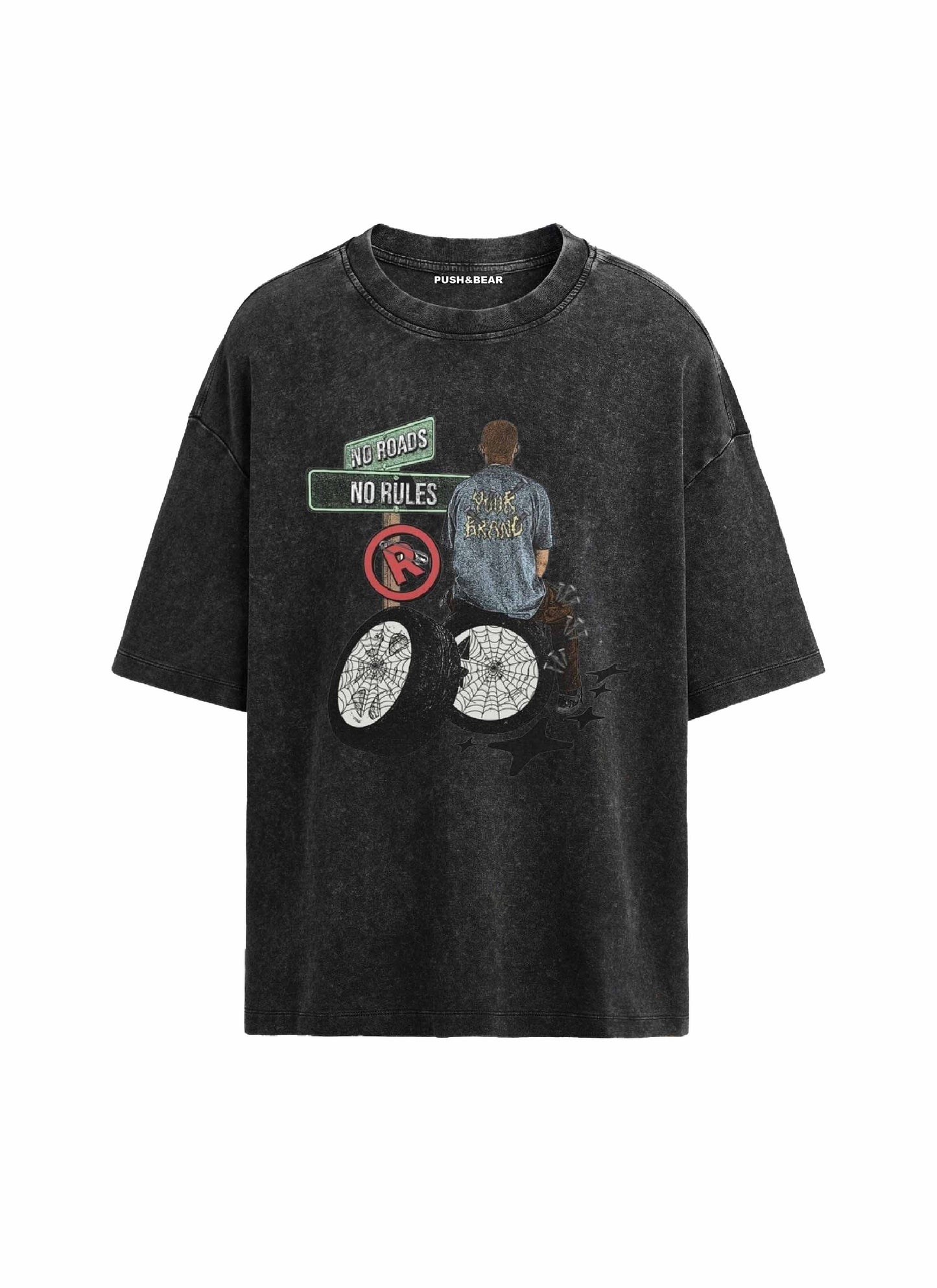 NO ROADS, NO RULES TEE