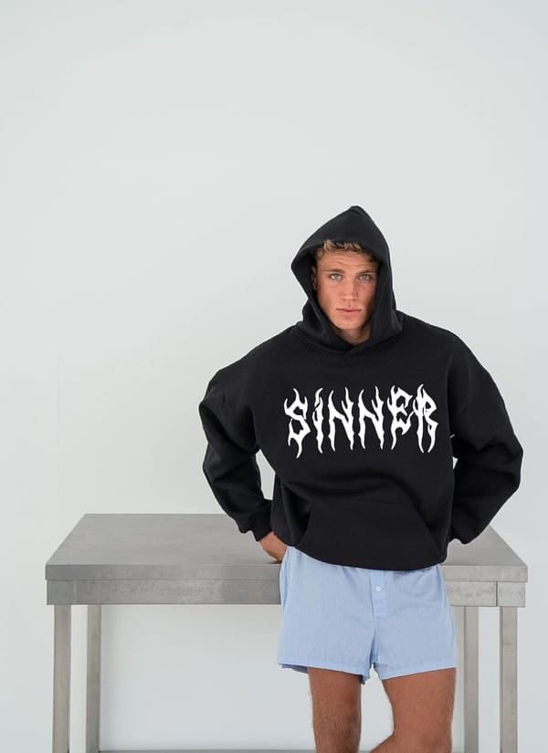 SINNER X FIRE HOODIE