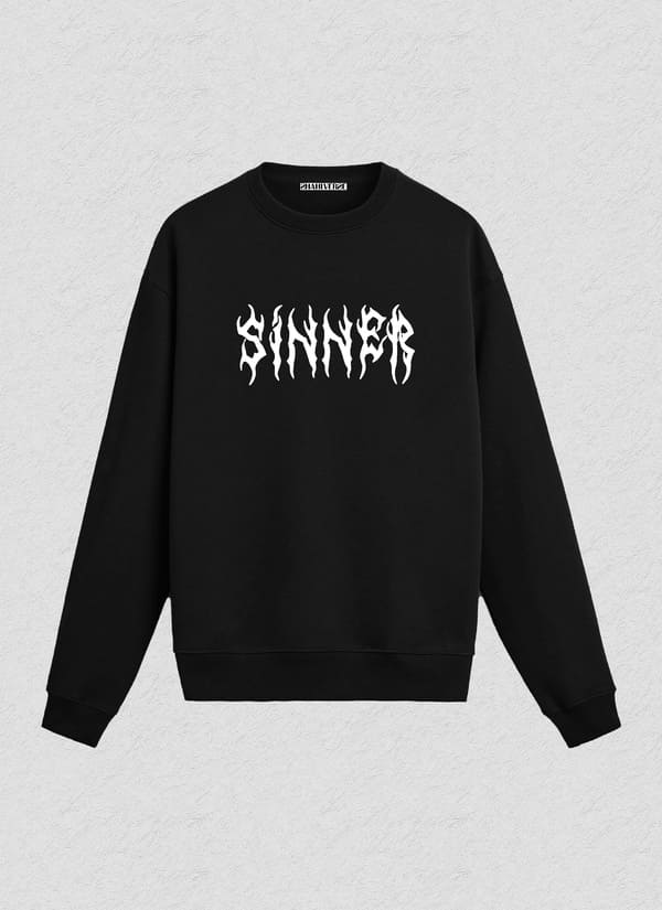 SINNER X FIRE SWEARTSHIRT