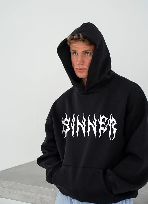 SINNER X FIRE HOODIE