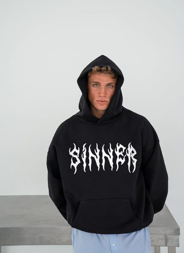 SINNER X FIRE HOODIE